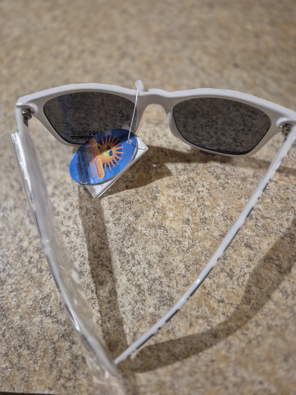 Black and White Smiley Face Sunglasses New With Tags. Kid Or Adult. - Picture 10 of 10